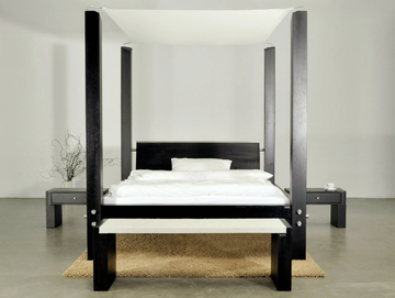 ART350 - Steel and wood bench by Wissmann raumobjekte - view 3